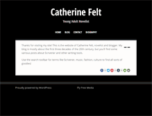 Tablet Screenshot of catherinefelt.com